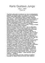 Konspekts 'Karls Gustavs Jungs', 1.