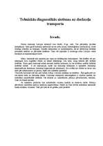 Konspekts 'Tehniskās diagnostikas sistēmas uz dzelzceļa', 1.