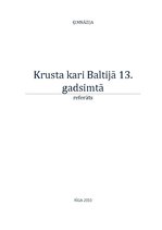 Konspekts 'Krusta kari Baltijā', 1.