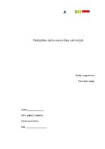 Konspekts 'Pašizpētes darbs', 1.