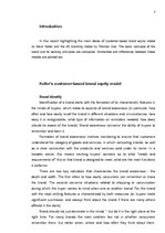 Referāts 'Customer-based Brand Equity Model by Kevin Keller and the 4D Branding Model by T', 3.