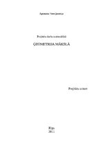 Referāts 'Ģeometrija mākslā', 1.