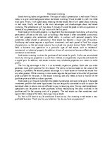 Konspekts 'Real Estate Investing', 1.