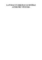 Konspekts 'Latvijas un Eiropas Savienības attiecību vēsture', 1.
