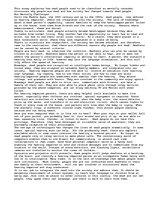 Eseja 'Not Mentally Challenged ', 1.