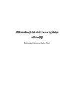 Referāts 'Miksantropiskās būtnes sengrieķu mitoloģijā', 1.