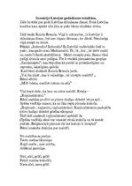 Konspekts 'Latvijas gadadienas svinību scenārijs', 1.