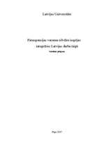 Referāts 'Pirmspensijas vecuma cilvēku iespējas integrēties Latvijas darba tirgū', 1.