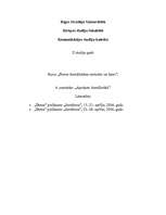 Konspekts 'Apraksts žurnālistikā', 1.