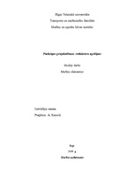 Referāts 'Piedziņas projektēšana: reduktora aprēķins', 1.