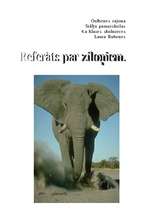 Referāts 'Ziloņi', 1.