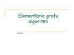 Prezentācija 'Elementārie grafu algoritmi', 1.
