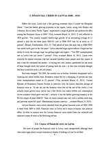 Referāts 'Latvia and the Financial Crisis', 6.