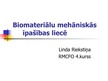Prezentācija 'Biomateriālu mehāniskās īpašības liecē', 1.
