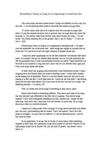 Eseja 'Everything is Funny as Long as It is Happening to Somebody Else', 1.