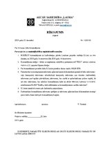 Paraugs 'Komandējuma rīkojums ar drošu elektronisko parakstu', 1.