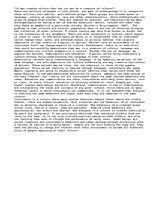 Eseja 'If Man Created Culture then how Can Man Be a Creature of Culture? ', 1.