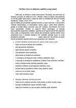 Konspekts 'Vērtības, kuras ir iekļautas pirmsskolas izglītības programmā', 1.