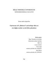 Referāts 'Uzņēmuma A/S "Dzintars" mārketinga vides un stratēģijas analīze un darbības plān', 1.