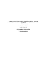 Konspekts 'Pasaules ekonomikas attīstība viduslaikos. Kapitāla sākotnējā uzkrāšanās', 1.