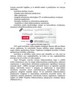 Referāts 'Uzņēmuma SIA "Lattelekom" mārketinga vides un stratēģijas analīze un darbības pl', 6.