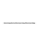 Paraugs 'Determining Electrical Resistance Using Wheatstone Bridge', 1.