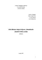 Referāts 'Ulda Bērziņa dzejas krājuma "Nenotikušie atentāti" analīze', 1.