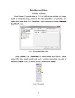 Paraugs 'Datu bāzes struktūras definēšana', 5.