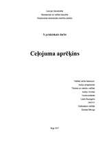 Konspekts 'Ceļojuma izmaksu aprēķins', 1.