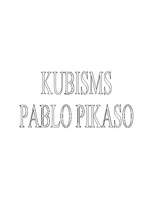 Referāts 'Kubisms - Pablo Pikaso', 1.
