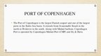 Prezentācija 'Port of Copenhagen', 2.