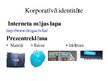 Prezentācija 'Korporatīvā identitāte un korporatīvais tēls', 11.