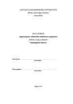 Referāts 'Apgaismojums sabiedriskās ēdināšanas uzņēmumos', 1.