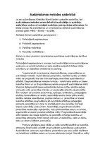 Eseja 'Audzināšanas metodes sadarbībā', 1.