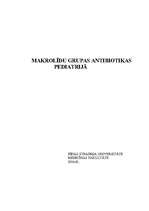 Konspekts 'Makrolīdu grupas antibiotikas pediatrijā', 1.