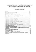 Referāts 'Slepkavība pastiprinošos apstākļos un sevišķi pastiprinošos apstākļos', 1.