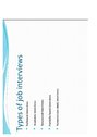 Prezentācija 'Types of Interviews', 3.