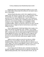 Konspekts 'Cilvēku priekšstati par laimi Rūdolfa Blaumaņa novelēs', 1.