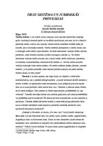 Konspekts 'Tiesu sistēma un juridiskās profesijas', 1.