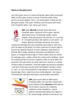 Konspekts 'Mūsdienu olimpiskās spēles', 1.