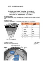 Konspekts 'Endogēno procesu darbība, seismiskās aktivitātes un vulkānisma ģeogrāfiskā izpla', 1.