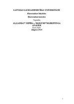 Referāts 'AS "Laima" zefīrs "Maigums" - mārketinga analīze', 1.
