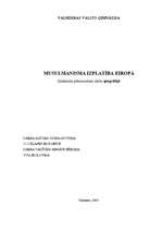 Referāts 'Musulmanisma izplatība Eiropā', 1.