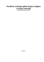 Referāts 'Pasažieru aviācijas pilota karjeras kāpnes', 1.