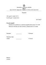 Konspekts 'Dokumentu sagatavošana. Praktiskais darbs lietvedībā', 18.