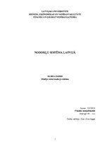 Referāts 'Nodokļu sistēma Latvijā', 1.