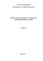 Referāts 'Reālais valūtas kurss', 1.