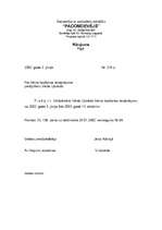 Paraugs 'Rīkojums par bērna kopšanas atvaļinājumu', 1.