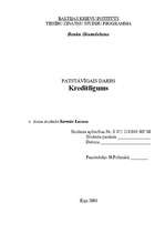 Paraugs 'Kredītlīgums', 1.