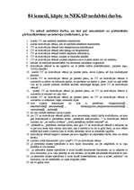 Konspekts '84 iemesli, kāpēc tevi nekad nepieņems darbā', 2.